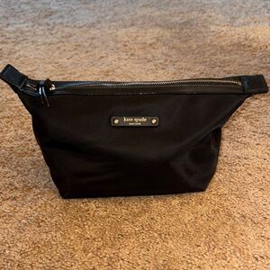 Kate Spade Black cosmetic bag